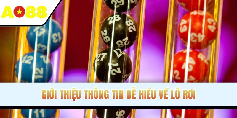 Giới thiệu thông tin dễ hiểu về lô rơi